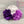 Load image into Gallery viewer, White and shades of Purple- Hair Flower Trio