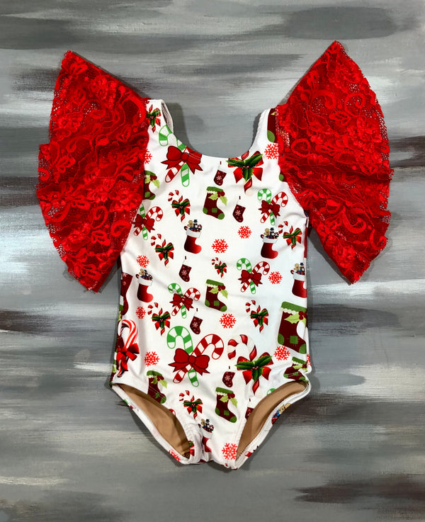 Christmas Favorites- Child Small, Autumn Leotard