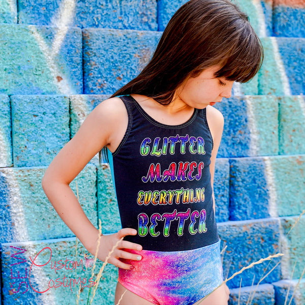 Sparkles and Glitter- One of a kind Faith Leotards, CM