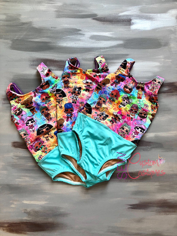 CS- Rainbow dolls Faith Leotard