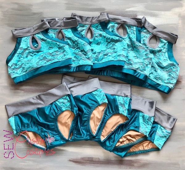 Blue and silver lace- CXL Perseverance Set