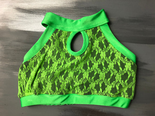 Green lace and black- Perseverance Set