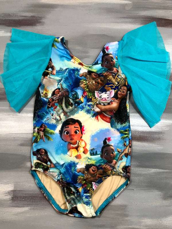 Child XS- Island Queen, Autumn Leotard