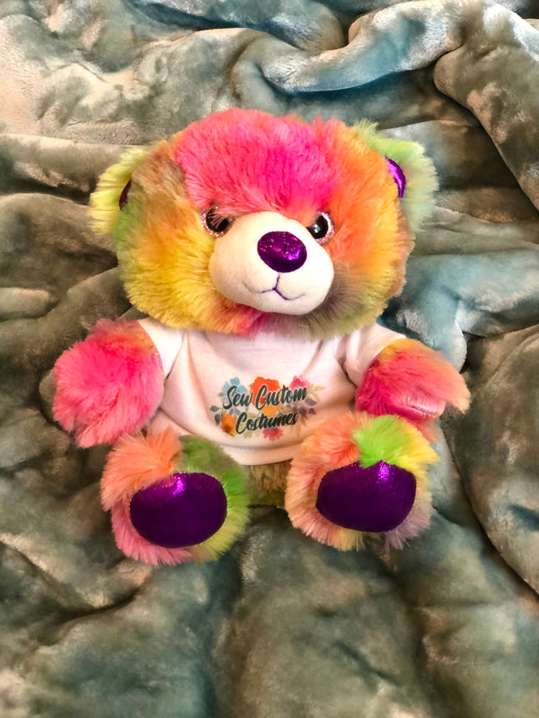 Neon Rainbow SewCC Bear