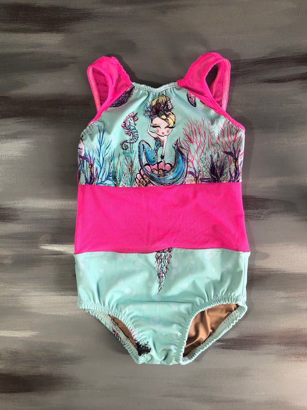 Mermaid bubbles- CM Believe Leotard