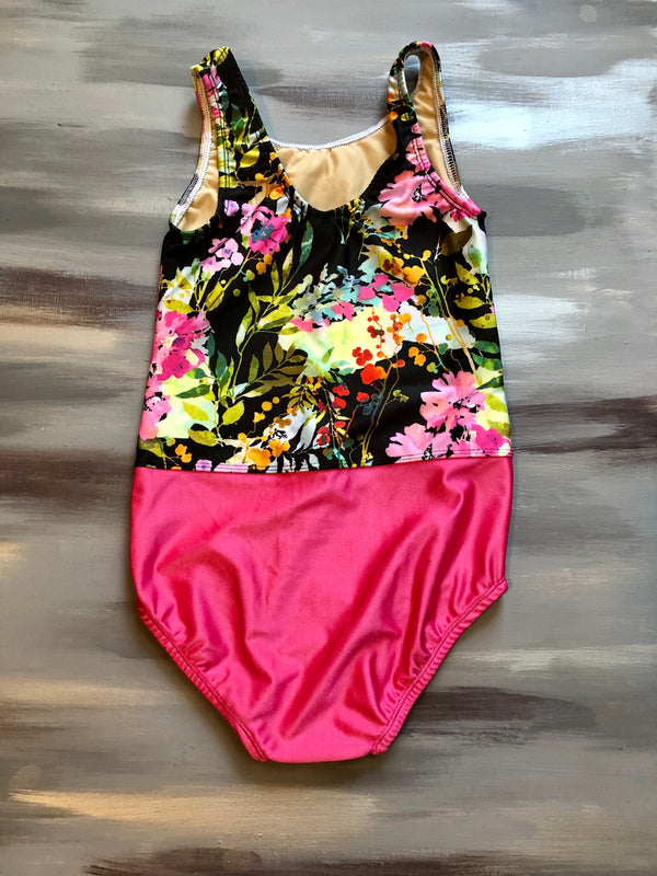 Multi color Floral- Faith leotard