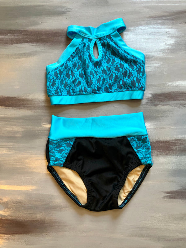 Blue lace and black- Perseverance Set